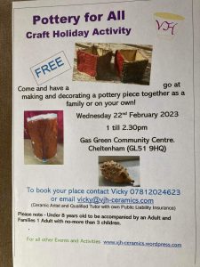 pottery workshop poster